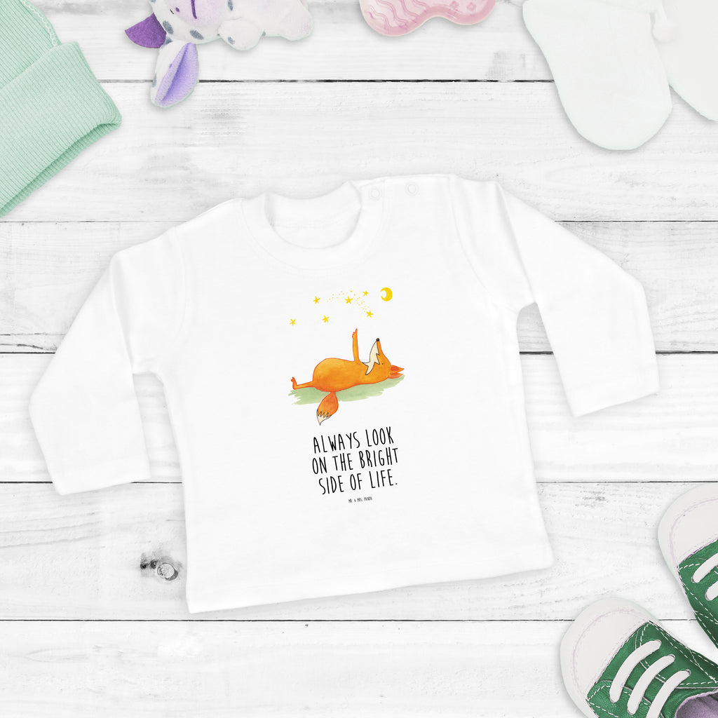 18-24 Monate Baby Longsleeve Fuchs Sterne Mädchen, Jungen, Baby, Langarm, Bio, Kleidung, Longsleeve, Fuchs, Füchse, tröstende Worte, Spruch positiv, Spruch schön, Romantik, Always Look on the Bright Side of Life