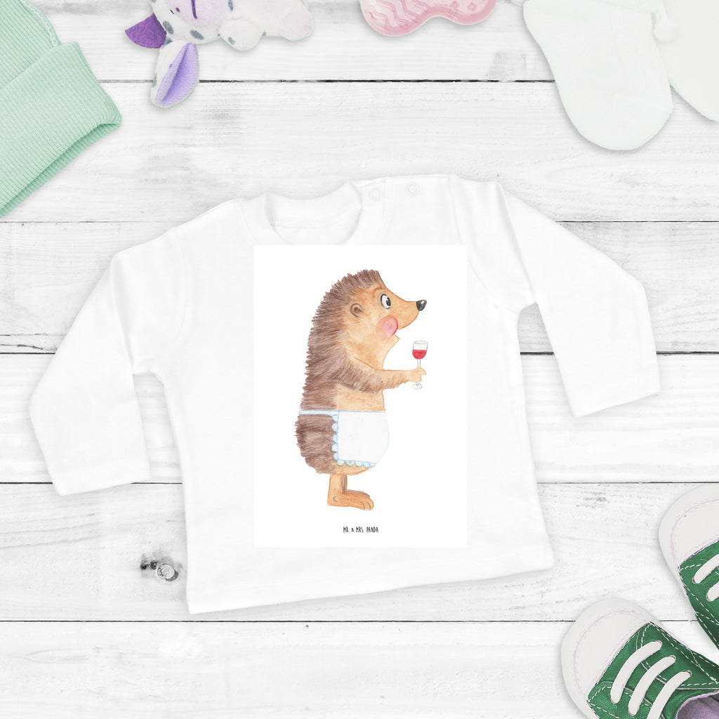 18-24 Monate Baby Longsleeve Igel mit Wein Mädchen, Jungen, Baby, Langarm, Bio, Kleidung, Longsleeve, Tiermotive, Gute Laune, lustige Sprüche, Tiere, Wein Spruch, Igel, Geschenk Weintrinker, Geschenk Weinliebhaber, Wein Deko, Weinglas, Rotwein, Weißwein, Wein trinken