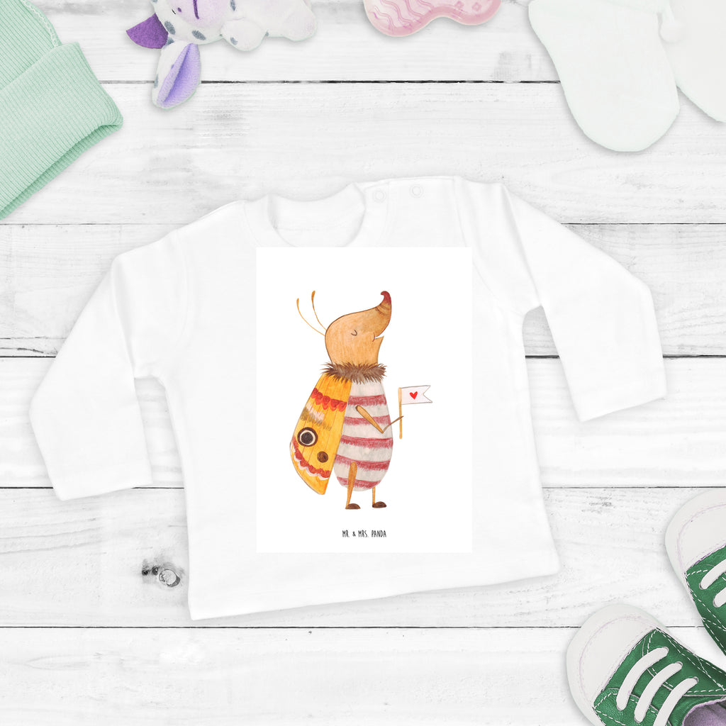 18-24 Monate Baby Longsleeve Nachtfalter mit Fähnchen Mädchen, Jungen, Baby, Langarm, Bio, Kleidung, Longsleeve, Tiermotive, Gute Laune, lustige Sprüche, Tiere, Nachtfalter, Käfer, Spruch lustig, Spruch witzig, süß, niedlich, Küche Deko, Was kostet die Welt