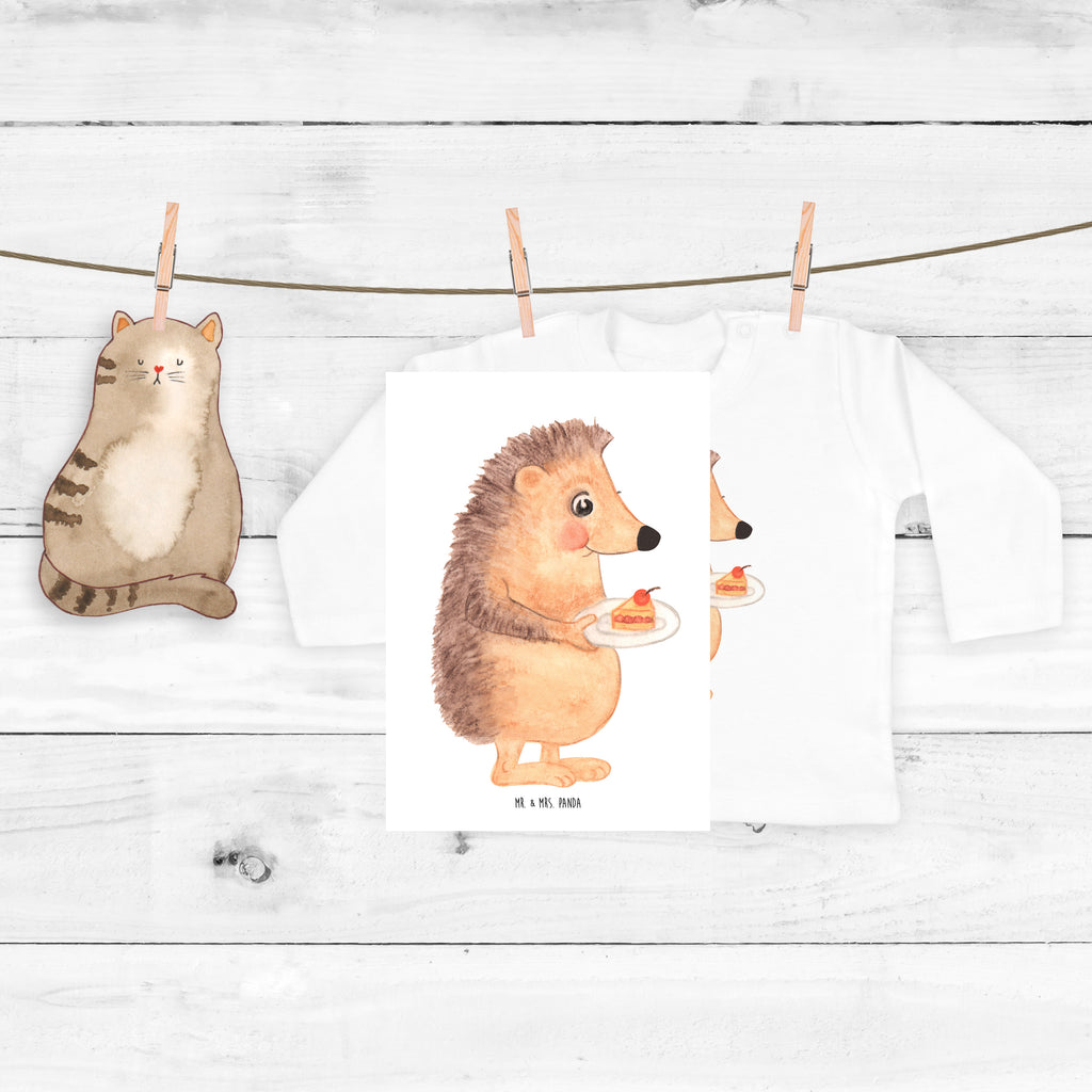 18-24 Monate Baby Longsleeve Igel mit Kuchenstück Mädchen, Jungen, Baby, Langarm, Bio, Kleidung, Longsleeve, Tiermotive, Gute Laune, lustige Sprüche, Tiere, Igel, Essen Spruch, Kuchen, Backen Geschenk, Kuchen backen, Einladung Party, Geburtstagskuchen, Torte