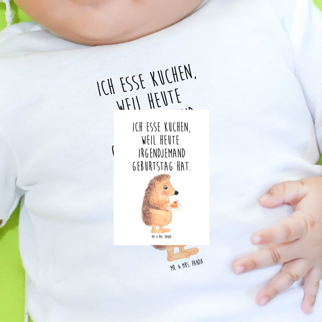 18-24 Monate Baby Longsleeve Igel mit Kuchenstück Mädchen, Jungen, Baby, Langarm, Bio, Kleidung, Longsleeve, Tiermotive, Gute Laune, lustige Sprüche, Tiere, Igel, Essen Spruch, Kuchen, Backen Geschenk, Kuchen backen, Einladung Party, Geburtstagskuchen, Torte