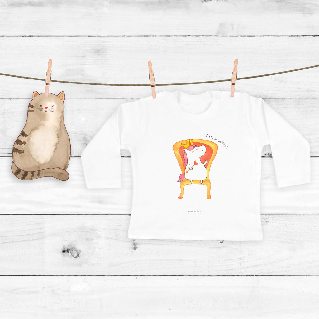 18-24 Monate Baby Longsleeve Einhorn König Mädchen, Jungen, Baby, Langarm, Bio, Kleidung, Longsleeve, Einhorn, Einhörner, Einhorn Deko, Pegasus, Unicorn, König, Präsident, Bundeskanzler, Herrscher, Kaiser, Prinzessin, Krone