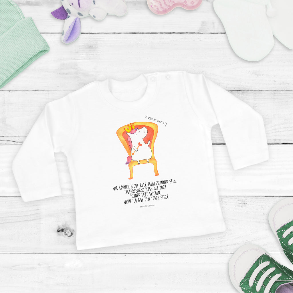 18-24 Monate Baby Longsleeve Einhorn König Mädchen, Jungen, Baby, Langarm, Bio, Kleidung, Longsleeve, Einhorn, Einhörner, Einhorn Deko, Pegasus, Unicorn, König, Präsident, Bundeskanzler, Herrscher, Kaiser, Prinzessin, Krone