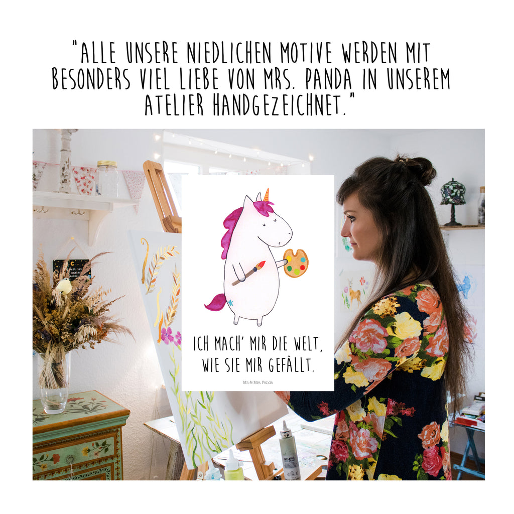18-24 Monate Baby Longsleeve Einhorn Künstler Mädchen, Jungen, Baby, Langarm, Bio, Kleidung, Longsleeve, Einhorn, Einhörner, Einhorn Deko, Pegasus, Unicorn, Englisch, Künstler, Artist, Malen, Zeichnen, Welt, Farbe, Stift, Pinsel, Geschenk, Maler