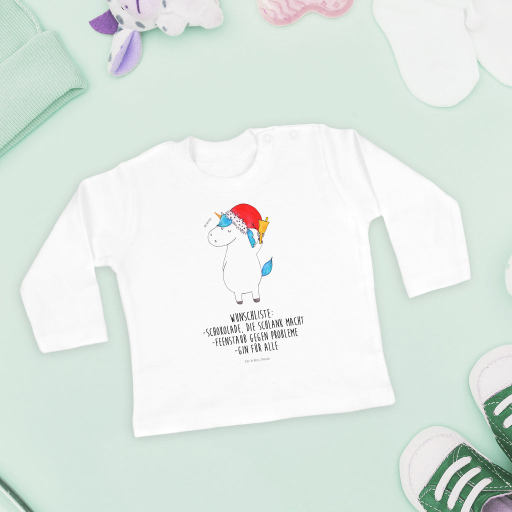 18-24 Monate Baby Longsleeve Einhorn Weihnachtsmann Mädchen, Jungen, Baby, Langarm, Bio, Kleidung, Longsleeve, Einhorn, Einhörner, Einhorn Deko, Pegasus, Unicorn, Gin, Schokolade, Schoki, Weihnachten, Weihnachtsmann, Nikolaus, Wunschzettel, Wunschliste, Feenstaub