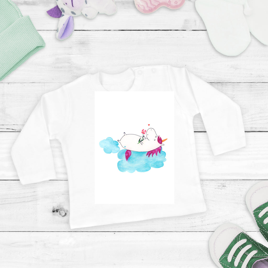 18-24 Monate Baby Longsleeve Einhorn verliebt auf Wolke Mädchen, Jungen, Baby, Langarm, Bio, Kleidung, Longsleeve, Einhorn, Einhörner, Einhorn Deko, Pegasus, Unicorn, verliebt, Liebe, Liebesbeweis, Freundin, Wolke