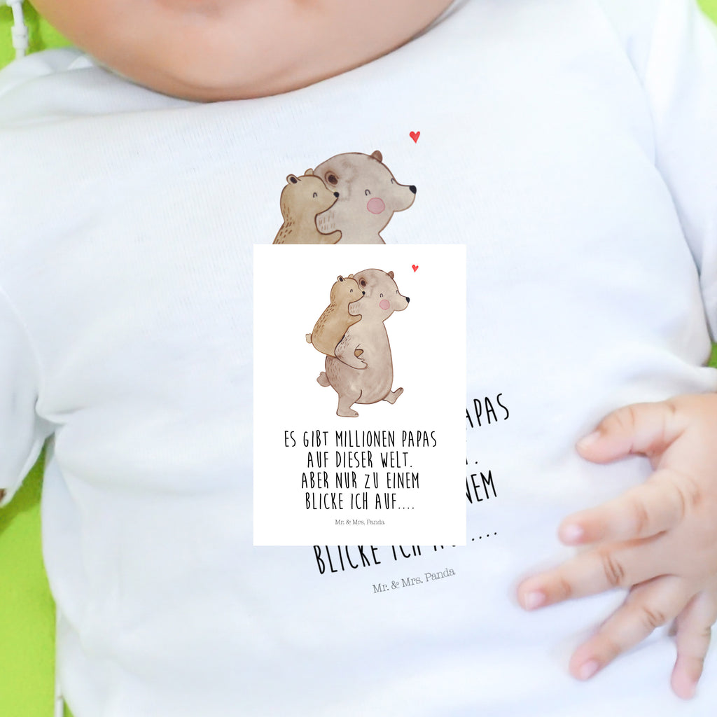 18-24 Monate Baby Longsleeve Papa Bär Mädchen, Jungen, Baby, Langarm, Bio, Kleidung, Longsleeve, Familie, Vatertag, Muttertag, Bruder, Schwester, Mama, Papa, Oma, Opa, Geschenk, Vater, Papi, Vati, Onkel, Geburtstag