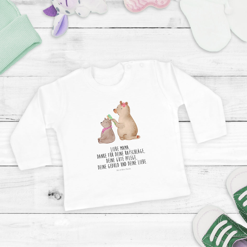 18-24 Monate Baby Longsleeve Bär mit Kind Mädchen, Jungen, Baby, Langarm, Bio, Kleidung, Longsleeve, Familie, Vatertag, Muttertag, Bruder, Schwester, Mama, Papa, Oma, Opa, Geschenk, Mutti, Mutter