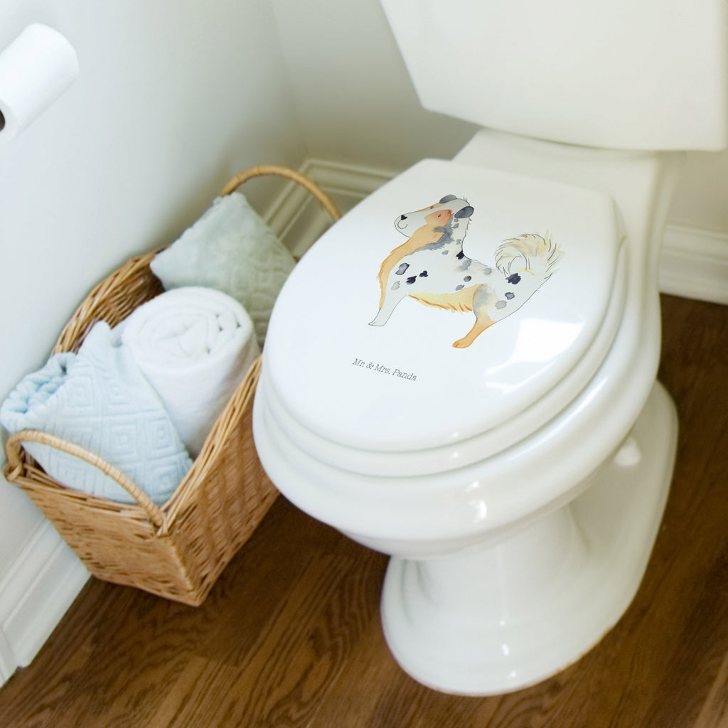 Motiv WC Sitz Australien Shepherd Klobrille, Klodeckel, Toilettendeckel, WC-Sitz, Toilette, Hund, Hundemotiv, Haustier, Hunderasse, Tierliebhaber, Hundebesitzer, Sprüche, Australien Shepherd, Shepherd, Hundeliebe, Familienhund, Spruch