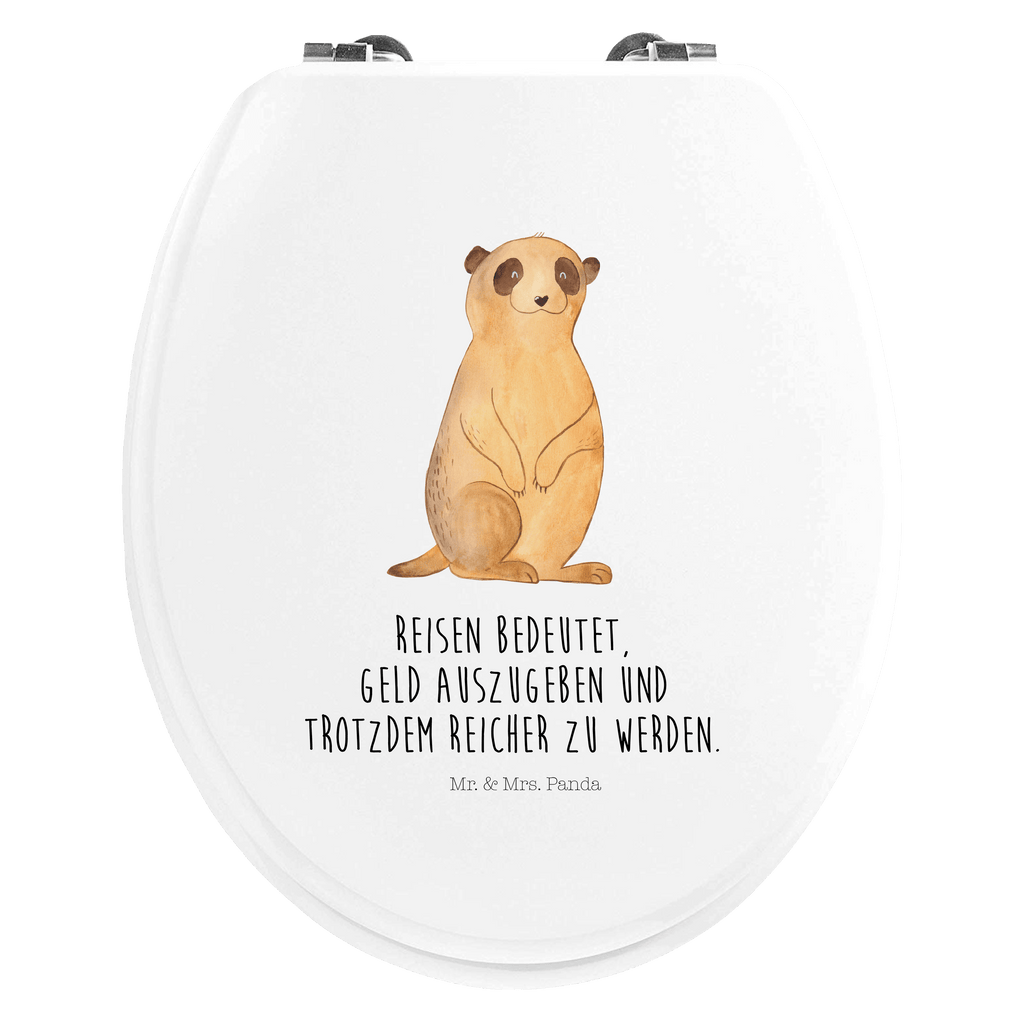 Motiv WC Sitz Erdmännchen Klobrille, Klodeckel, Toilettendeckel, WC-Sitz, Toilette, Afrika, Wildtiere, Erdmännchen, Reisen, Spruch, Weltreise, Afrikareise, Roadtrip, Traveling