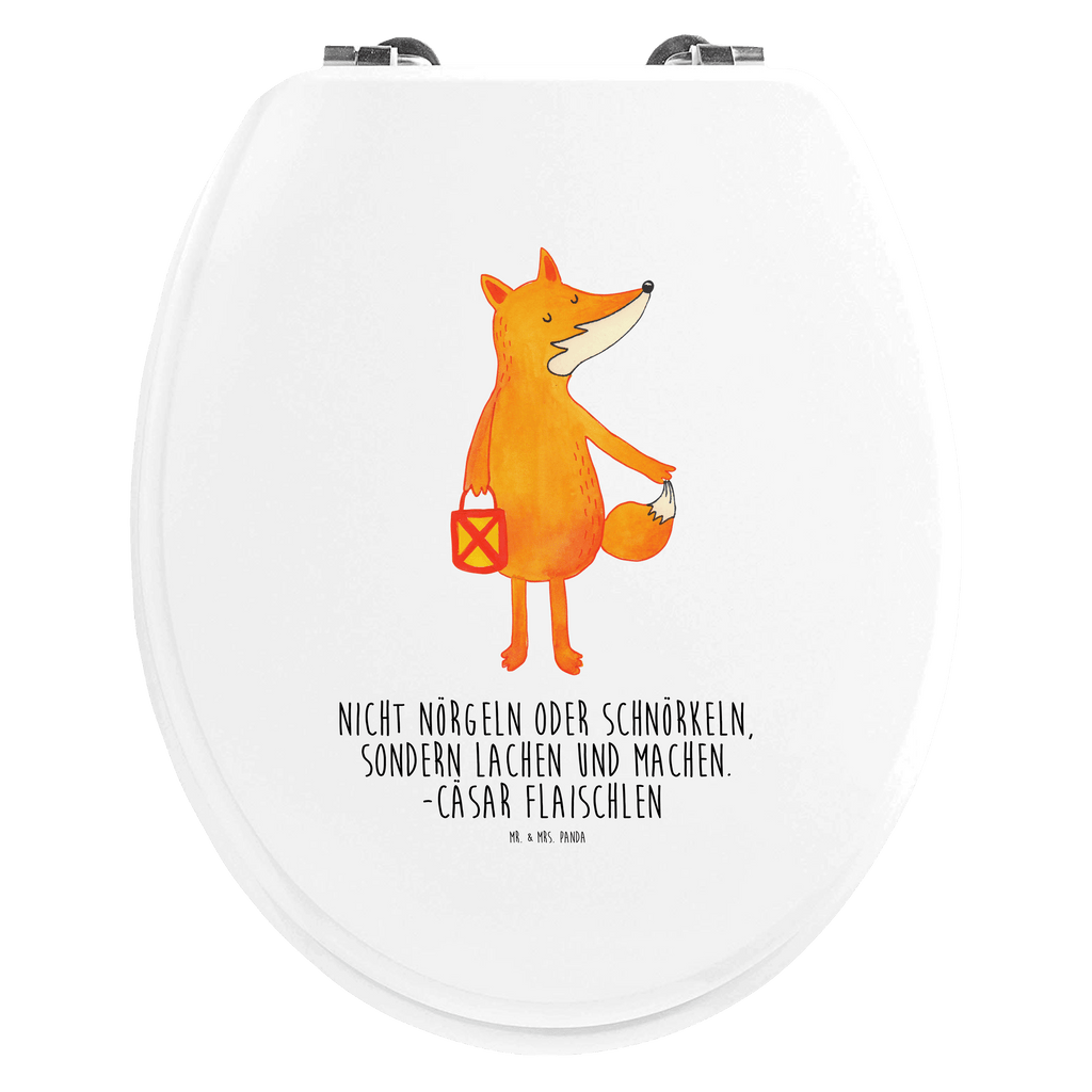 Motiv WC Sitz Fuchs Laterne Klobrille, Klodeckel, Toilettendeckel, WC-Sitz, Toilette, Fuchs, Füchse, Spruch trösten, Liebeskummer Spruch, Laterne, Sankt Martin, Laternenumzug, Aufmuntern, Cäsar Otto Hugo Flaischlen