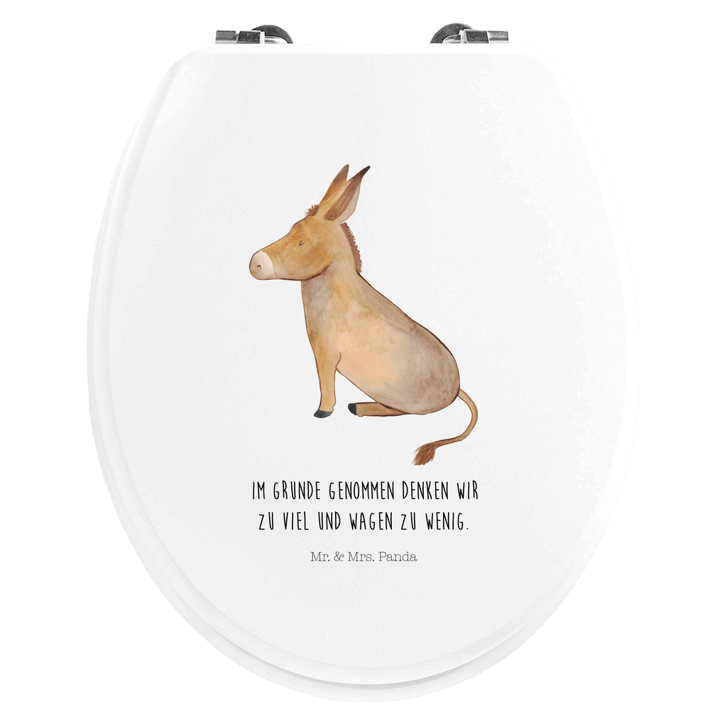 Motiv WC Sitz Esel Klobrille, Klodeckel, Toilettendeckel, WC-Sitz, Toilette, Tiermotive, Gute Laune, lustige Sprüche, Tiere, Esel, Weisheit, Lebensmut, Lebensglück, Ziel, Lebensziel, Mut, erfolg, tapferkeit, positive gedanken, zuversicht