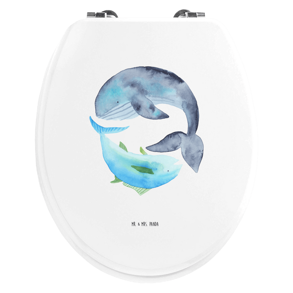 Motiv WC Sitz Walfisch & Thunfisch Klobrille, Klodeckel, Toilettendeckel, WC-Sitz, Toilette, Tiermotive, Gute Laune, lustige Sprüche, Tiere, Wal, Wahl, Tunfisch, Wortwitz lustig, Spruch lustig, Flachwitz, Witz, Spruch des Tages, Flachwitz Geschenk