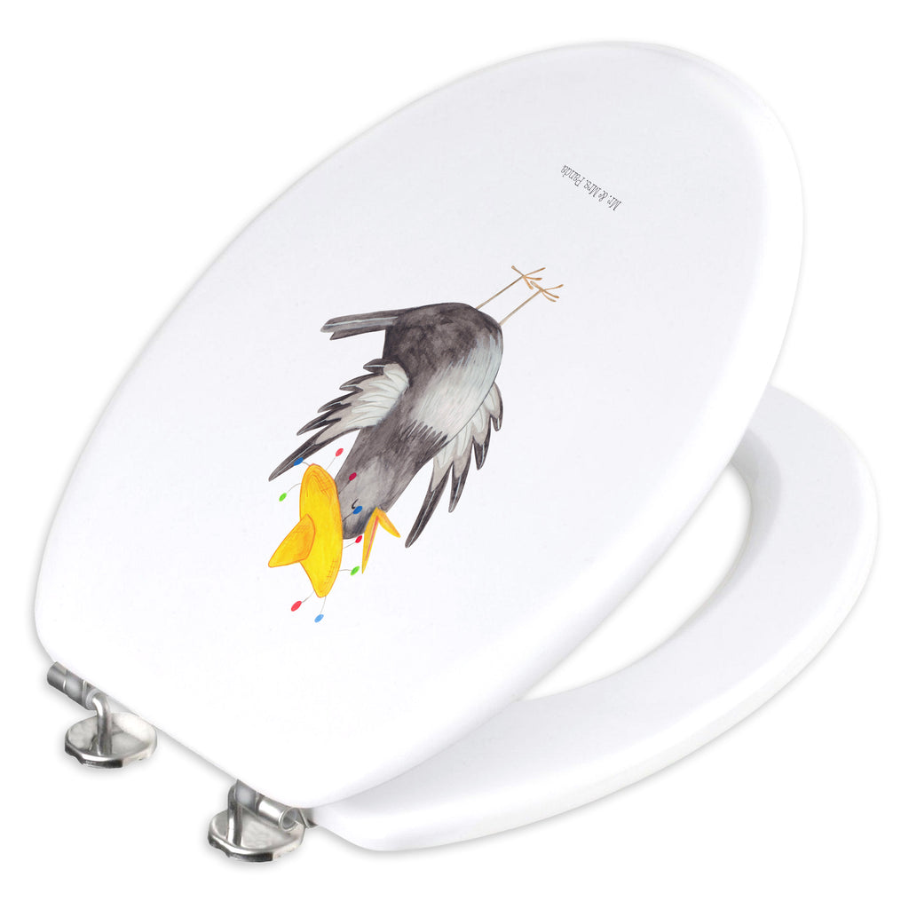 Motiv WC Sitz Rabe mit Sombrero Klobrille, Klodeckel, Toilettendeckel, WC-Sitz, Toilette, Tiermotive, Gute Laune, lustige Sprüche, Tiere, Rabe, Vogel, Vögel, Spruch positiv, fröhlich sein, glücklich sein, Glück Spruch, froh, Elster, Motivation