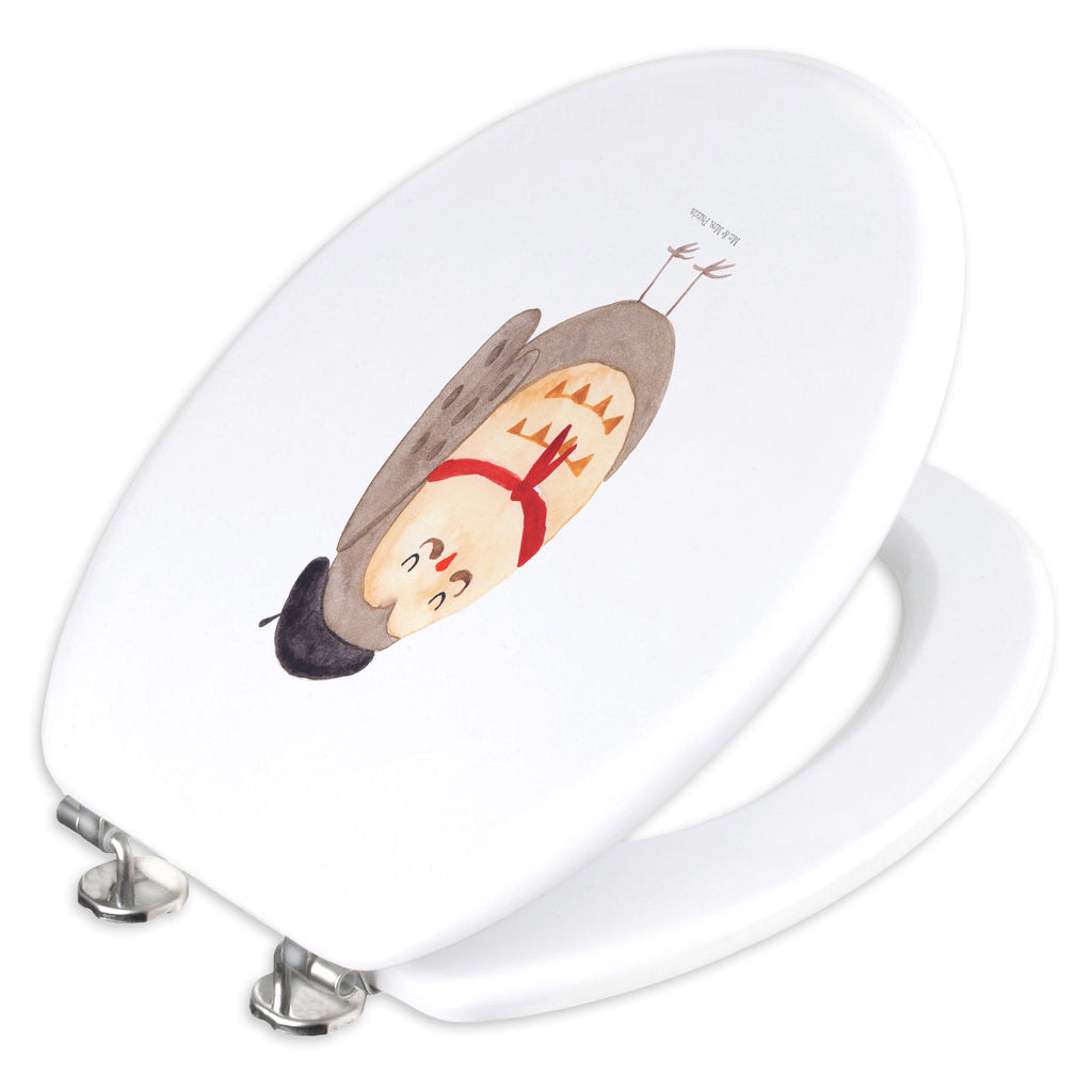 Motiv WC Sitz Eule Französisch Klobrille, Klodeckel, Toilettendeckel, WC-Sitz, Toilette, Eule, Eulen, Eule Deko, Owl, hibou, La vie est belle, das Leben ist schön, Spruch schön, Spruch Französisch, Frankreich