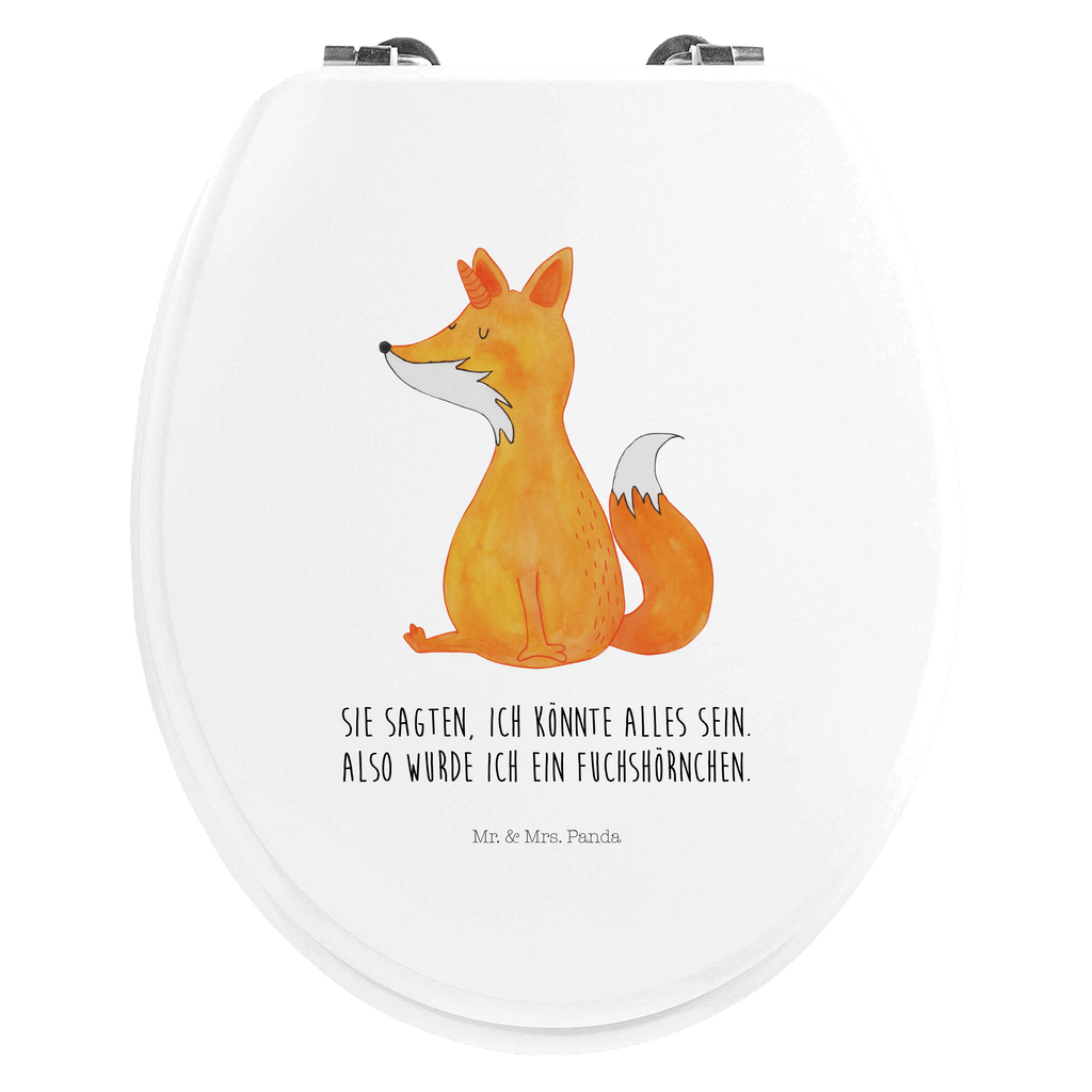 Motiv WC Sitz Fuchshörnchen Klobrille, Klodeckel, Toilettendeckel, WC-Sitz, Toilette, Einhorn, Einhörner, Einhorn Deko, Pegasus, Unicorn, Fuchs, Unicorns, Fuchshörnchen, Fuchshorn, Foxycorn, Füchse