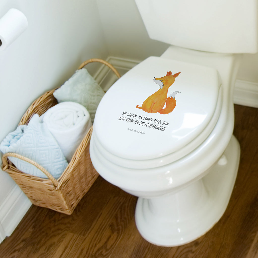 Motiv WC Sitz Fuchshörnchen Klobrille, Klodeckel, Toilettendeckel, WC-Sitz, Toilette, Einhorn, Einhörner, Einhorn Deko, Pegasus, Unicorn, Fuchs, Unicorns, Fuchshörnchen, Fuchshorn, Foxycorn, Füchse