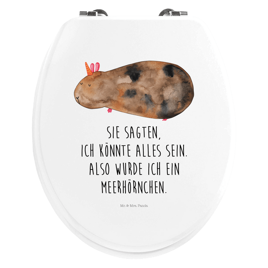 Motiv WC Sitz Meerhörnchen Klobrille, Klodeckel, Toilettendeckel, WC-Sitz, Toilette, Einhorn, Einhörner, Einhorn Deko, Pegasus, Unicorn, Meerhörnchen, Meericorn, Meerschwein, Meerschweinchen