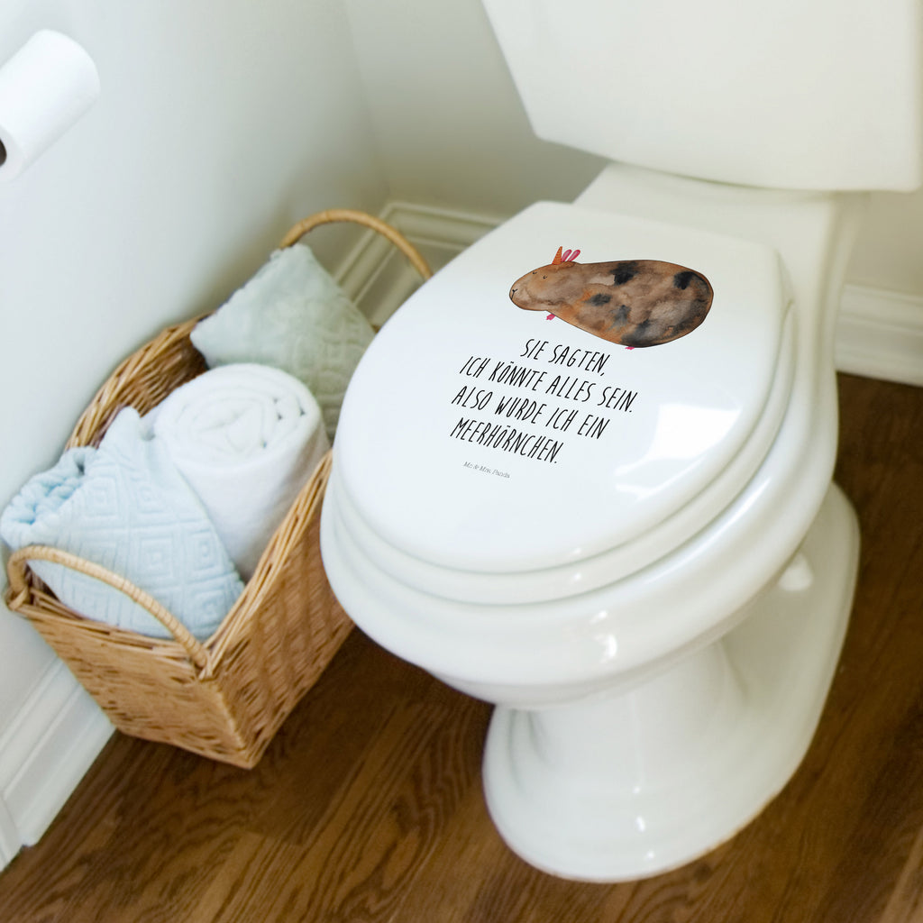 Motiv WC Sitz Meerhörnchen Klobrille, Klodeckel, Toilettendeckel, WC-Sitz, Toilette, Einhorn, Einhörner, Einhorn Deko, Pegasus, Unicorn, Meerhörnchen, Meericorn, Meerschwein, Meerschweinchen