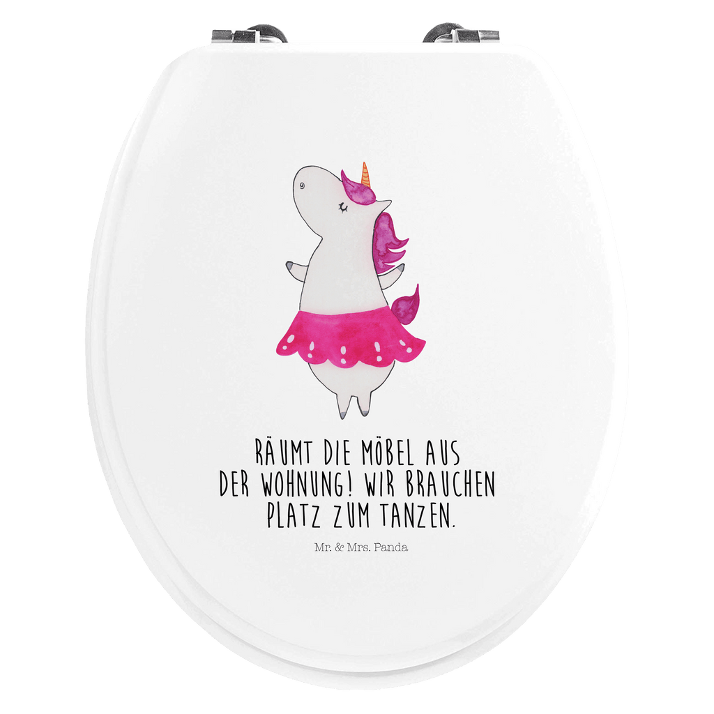 Motiv WC Sitz Einhorn Ballerina Klobrille, Klodeckel, Toilettendeckel, WC-Sitz, Toilette, Einhorn, Einhörner, Einhorn Deko, Pegasus, Unicorn, Tanzen, Ballerina, Party, Wohnung, Spaß, Feiern, Geburtstag, Tänzerin, Lebenslust, Lebensfreude