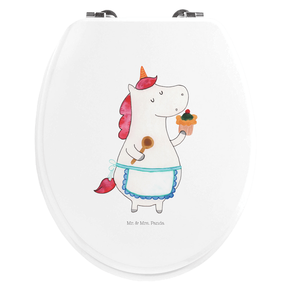 Motiv WC Sitz Einhorn Küchenfee Klobrille, Klodeckel, Toilettendeckel, WC-Sitz, Toilette, Einhorn, Einhörner, Einhorn Deko, Pegasus, Unicorn, backen, Muffin, Motivation, Träumer, träumen, Bäckerin, Hobbykoch, Koch, Torte, Kuchen