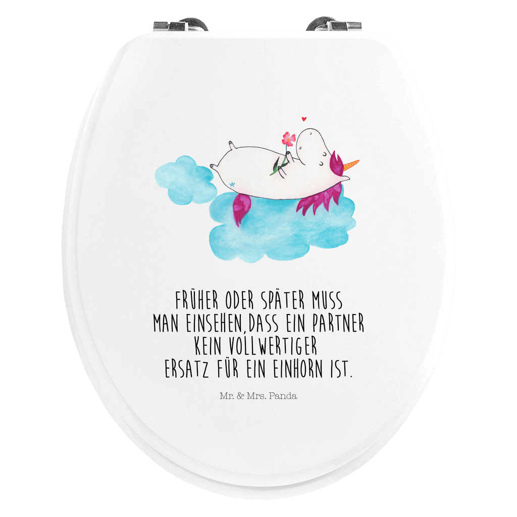 Motiv WC Sitz Einhorn verliebt auf Wolke Klobrille, Klodeckel, Toilettendeckel, WC-Sitz, Toilette, Einhorn, Einhörner, Einhorn Deko, Pegasus, Unicorn, verliebt, Liebe, Liebesbeweis, Freundin, Wolke