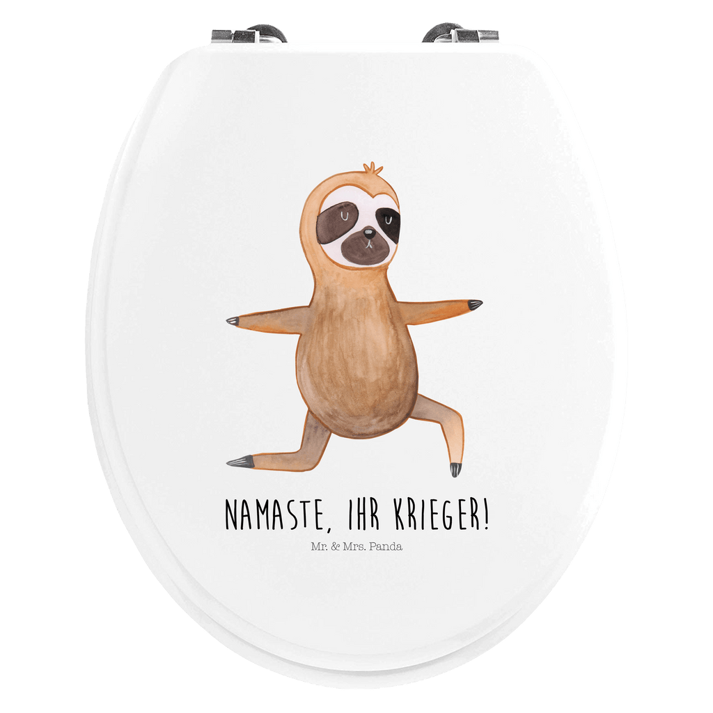 Motiv WC Sitz Faultier  Yoga Klobrille, Klodeckel, Toilettendeckel, WC-Sitz, Toilette, Faultier, Faultier Geschenk, Faultier Deko, Faultiere, faul, Lieblingstier, Yoga, Namaste, Krieger, Yogaübungen, Meditation, Atmung, Gelassenheit, Entspannung