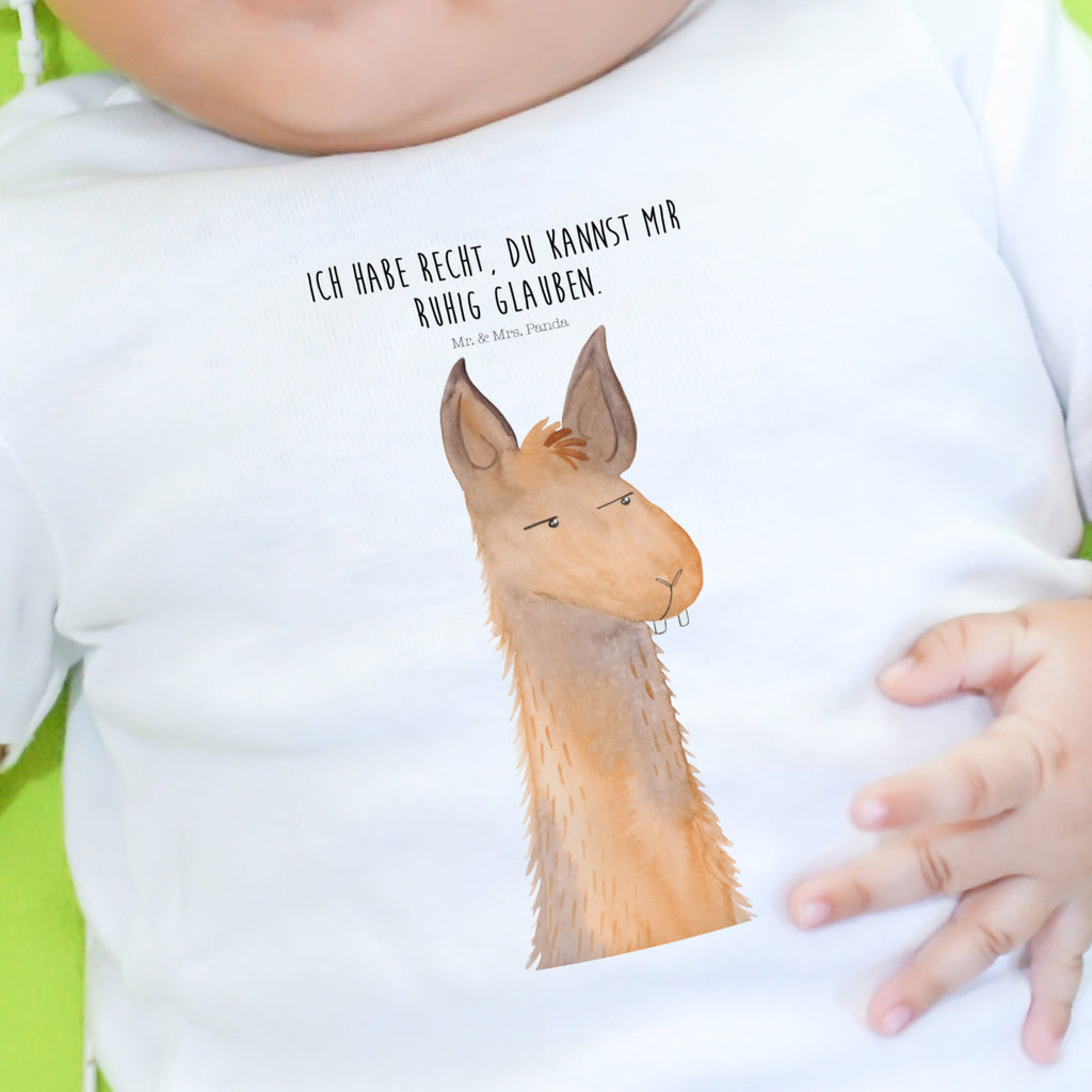 12-18 Monate Baby Longsleeve Lamakopf genervt Mädchen, Jungen, Baby, Langarm, Bio, Kleidung, Lama, Alpaka, Lamas, Recht haben, genervt sein, Freundin, beste Freundin, Partnerin, Büro, Büroalltag, Chef, Chefin, Azubi