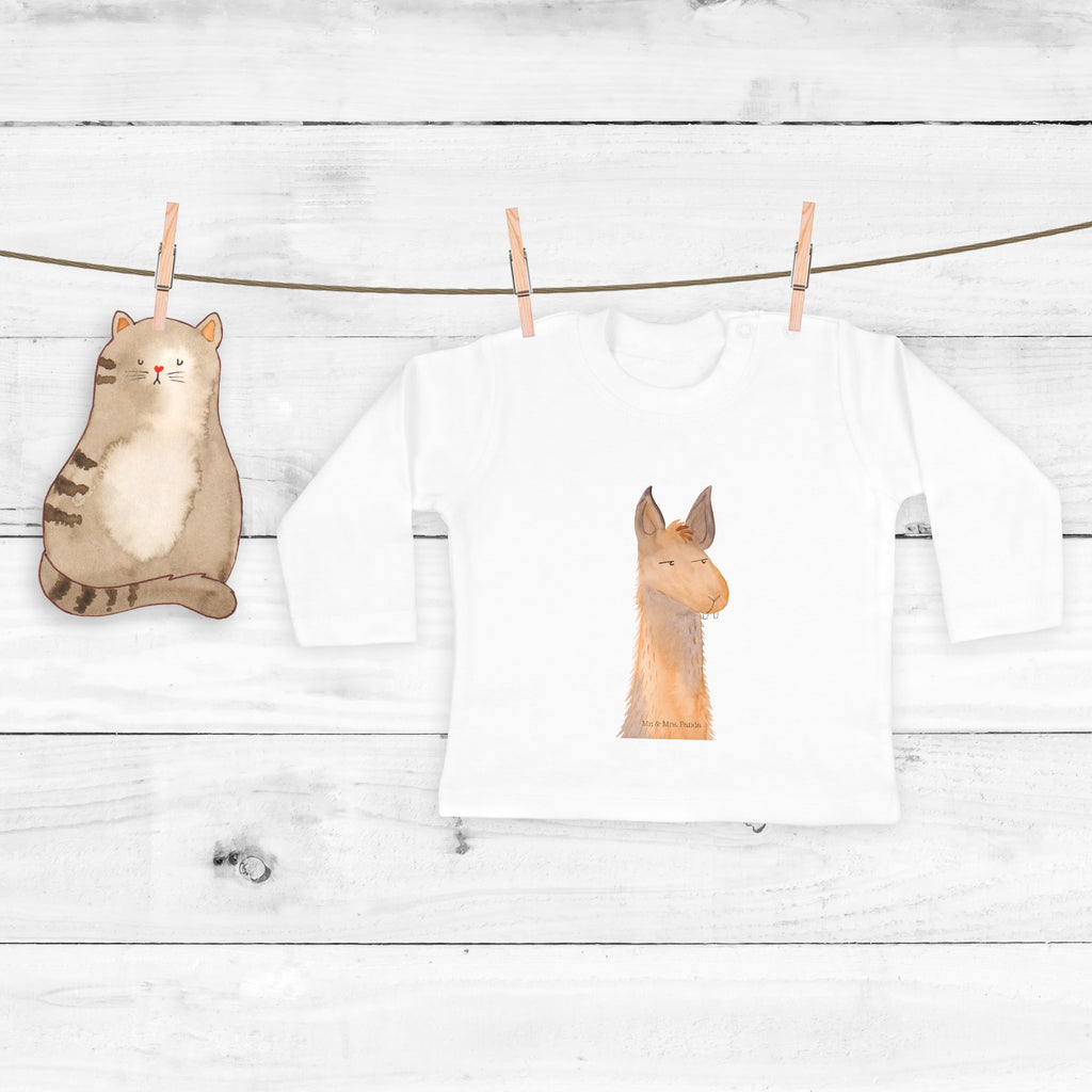 12-18 Monate Baby Longsleeve Lamakopf genervt Mädchen, Jungen, Baby, Langarm, Bio, Kleidung, Lama, Alpaka, Lamas, Recht haben, genervt sein, Freundin, beste Freundin, Partnerin, Büro, Büroalltag, Chef, Chefin, Azubi