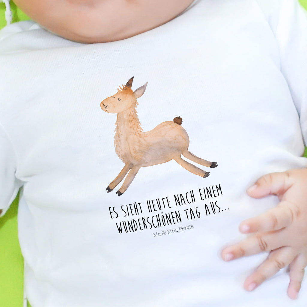 6-12 Monate Baby Longsleeve Lama springend Mädchen, Jungen, Baby, Longsleeve, Langarm, Bio, Kleidung, uni, Langarmshirt, Lama, Alpaka, Lamas, Lieblingstag, Happy day, fröhlich, Glück, Freundin, Liebeskummer, Neustart, guten Morgen, Start, Prüfung, Abitur