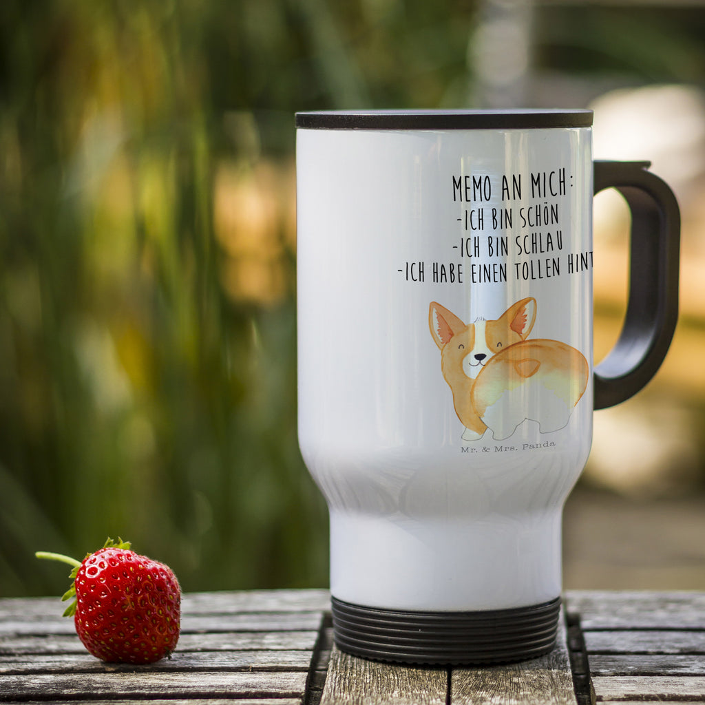 Thermobecher Corgie Po Thermobecher, To Go Becher, Thermotasse, Kaffeebecher, Isolierbecher, Thermobecher To Go, Warmhaltetasse, Edelstahlbecher, Reisebecher, Tasse mit Deckel, Thermobecher für 400 ml, Kaffeetasse zum Mitnehmen, Tasse zum Mitnehmen, Spülmaschinenfest, Hund, Hundemotiv, Haustier, Hunderasse, Tierliebhaber, Hundebesitzer, Sprüche, Corgie, Hundeliebe, Motivation, Selbstliebe, Spruch