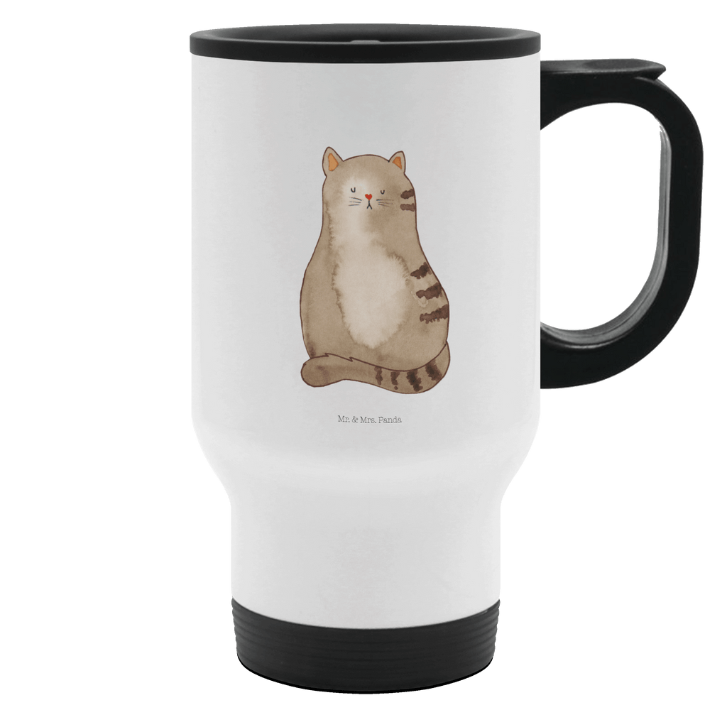Thermobecher Katze sitzend Thermobecher, To Go Becher, Thermotasse, Kaffeebecher, Isolierbecher, Thermobecher To Go, Warmhaltetasse, Edelstahlbecher, Reisebecher, Tasse mit Deckel, Thermobecher für 400 ml, Kaffeetasse zum Mitnehmen, Tasse zum Mitnehmen, Spülmaschinenfest, Katze, Katzenmotiv, Katzenfan, Katzendeko, Katzenfreund, Katzenliebhaber, Katzenprodukte, Katzenartikel, Katzenaccessoires, Katzensouvenirs, Katzenliebhaberprodukte, Katzenmotive, Katzen, Kater, Mietze, Cat, Cats, Katzenhalter, Katzenbesitzerin, Haustier, Katzenliebe, Lebensinhalt, Liebe, Mittelpunkt, Familie