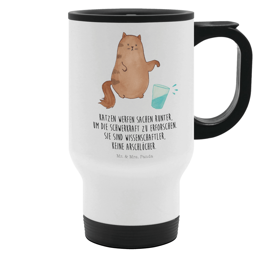 Thermobecher Katze Wasserglas Thermobecher, To Go Becher, Thermotasse, Kaffeebecher, Isolierbecher, Thermobecher To Go, Warmhaltetasse, Edelstahlbecher, Reisebecher, Tasse mit Deckel, Thermobecher für 400 ml, Kaffeetasse zum Mitnehmen, Tasse zum Mitnehmen, Spülmaschinenfest, Katze, Katzenmotiv, Katzenfan, Katzendeko, Katzenfreund, Katzenliebhaber, Katzenprodukte, Katzenartikel, Katzenaccessoires, Katzensouvenirs, Katzenliebhaberprodukte, Katzenmotive, Katzen, Kater, Mietze, Cat, Cats, Katzenhalter, Katzenbesitzerin, Haustier, Wasser, Glas