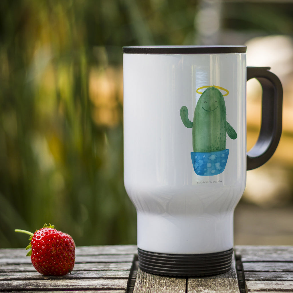 Thermobecher Kaktus Heilig Thermobecher, To Go Becher, Thermotasse, Kaffeebecher, Isolierbecher, Thermobecher To Go, Warmhaltetasse, Edelstahlbecher, Reisebecher, Tasse mit Deckel, Thermobecher für 400 ml, Kaffeetasse zum Mitnehmen, Tasse zum Mitnehmen, Spülmaschinenfest, Kaktus, Kakteen, frech, lustig, Kind, Eltern, Familie, Bruder, Schwester, Schwestern, Freundin, Heiligenschein