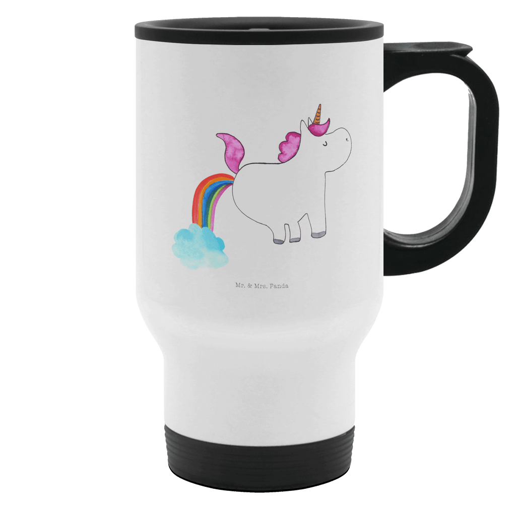 Thermobecher Einhorn Pupsend Thermobecher, To Go Becher, Thermotasse, Kaffeebecher, Isolierbecher, Thermobecher To Go, Warmhaltetasse, Edelstahlbecher, Reisebecher, Tasse mit Deckel, Thermobecher für 400 ml, Kaffeetasse zum Mitnehmen, Tasse zum Mitnehmen, Spülmaschinenfest, Einhorn, Einhörner, Einhorn Deko, Pegasus, Unicorn, Pups, Regenbogen, Glitzer, Einhornpower, Erwachsenwerden, Spaß, lustig, Freundin