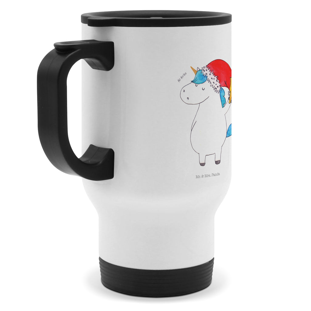 Thermobecher Einhorn Weihnachtsmann Thermobecher, To Go Becher, Thermotasse, Kaffeebecher, Isolierbecher, Thermobecher To Go, Warmhaltetasse, Edelstahlbecher, Reisebecher, Tasse mit Deckel, Thermobecher für 400 ml, Kaffeetasse zum Mitnehmen, Tasse zum Mitnehmen, Spülmaschinenfest, Einhorn, Einhörner, Einhorn Deko, Pegasus, Unicorn, Gin, Schokolade, Schoki, Weihnachten, Weihnachtsmann, Nikolaus, Wunschzettel, Wunschliste, Feenstaub