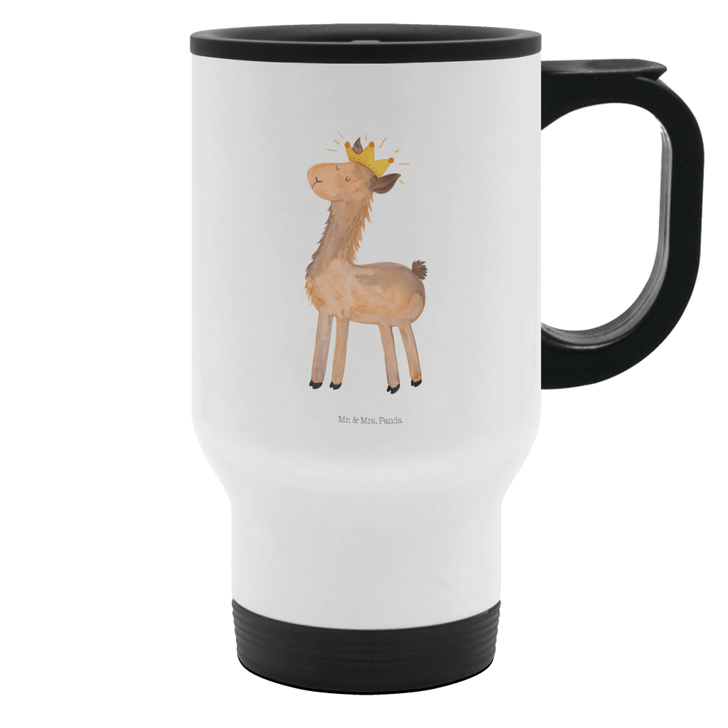 Thermobecher Lama König Thermobecher, To Go Becher, Thermotasse, Kaffeebecher, Isolierbecher, Thermobecher To Go, Warmhaltetasse, Edelstahlbecher, Reisebecher, Tasse mit Deckel, Thermobecher für 400 ml, Kaffeetasse zum Mitnehmen, Tasse zum Mitnehmen, Spülmaschinenfest, Lama, Alpaka, Lamas, König, Königin, Freundin, Mama, Papa, Büro Kollege, Kollegin, Chef, Vorgesetzter, Abi, Abitur