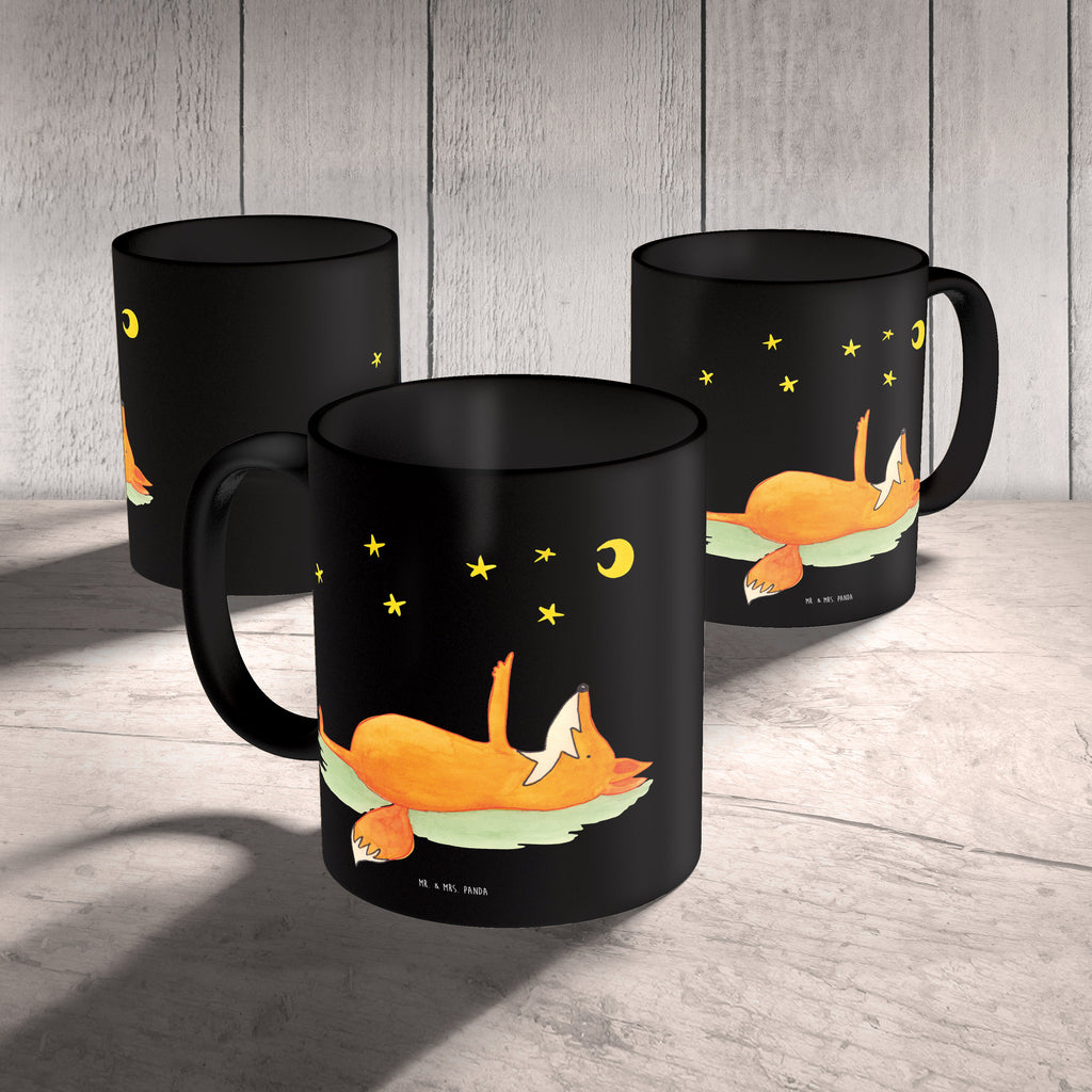 Tasse Fuchs Sterne Fuchs, Füchse, tröstende Worte, Spruch positiv, Spruch schön, Romantik, Always Look on the Bright Side of Life Becher, Kaffeetasse, Kaffeebecher, Tee, Frühstück, Büro  Fuchs