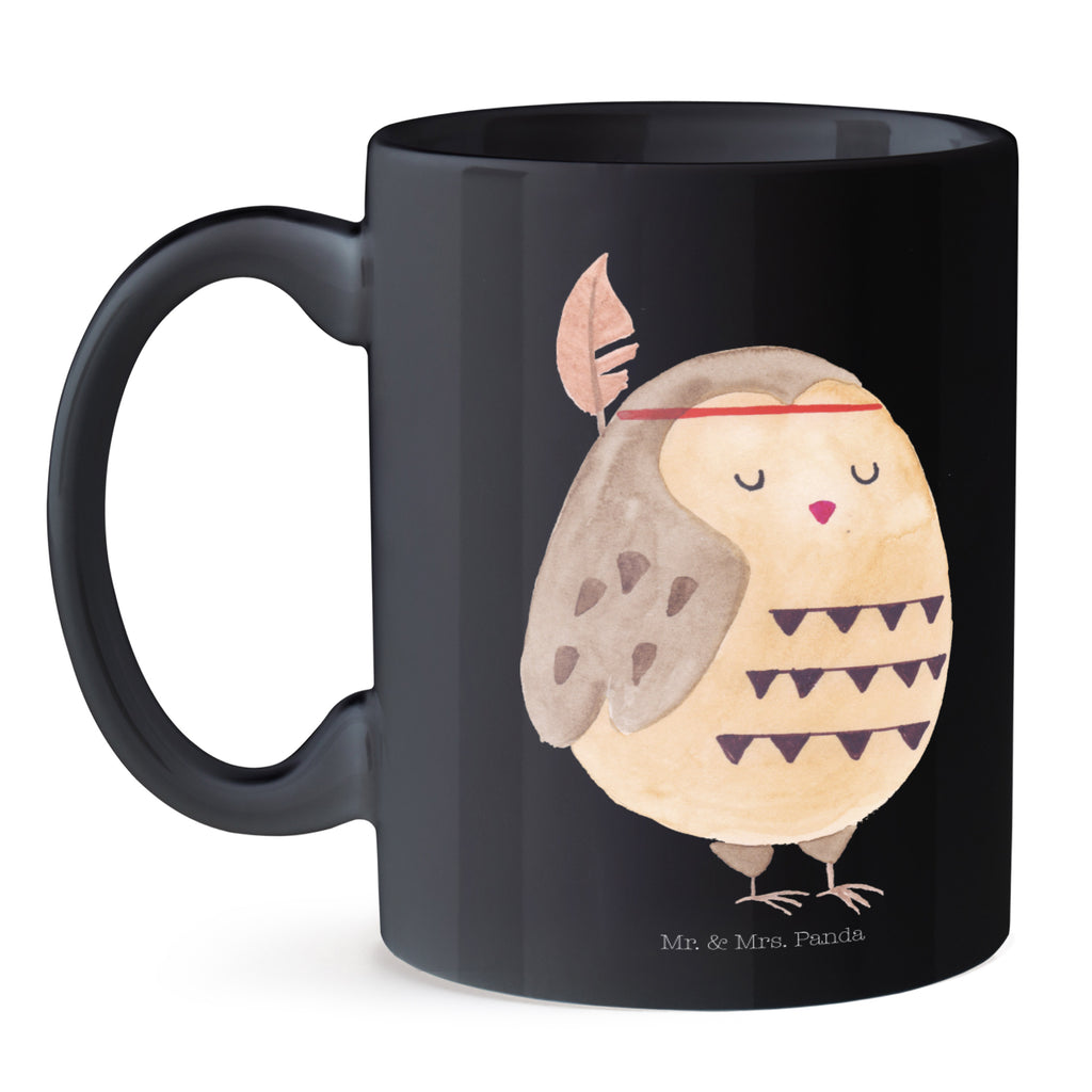 Tasse Eule Federschmuck Eule, Eule Deko, Owl, Das Leben ist ein Abenteuer, Reisespruch, Federschmuck, Dekoration  Becher, Kaffeetasse, Kaffeebecher, Tee, Frühstück, Büro  Eule