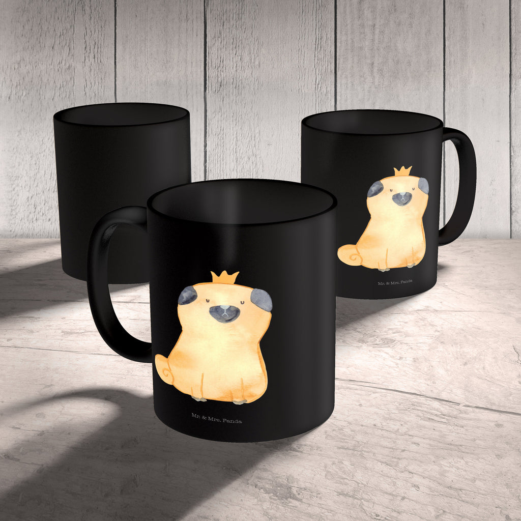 Tasse Mops Krone Mops, Hund, allergisch, kinderlos, Hausregel, Hundebesitzer. Spruch, lustig Becher, Kaffeetasse, Kaffeebecher, Tee, Frühstück, Büro  Hund, Hundemotiv, Haustier, Hunderasse, Tierliebhaber, Hundebesitzer, Sprüche