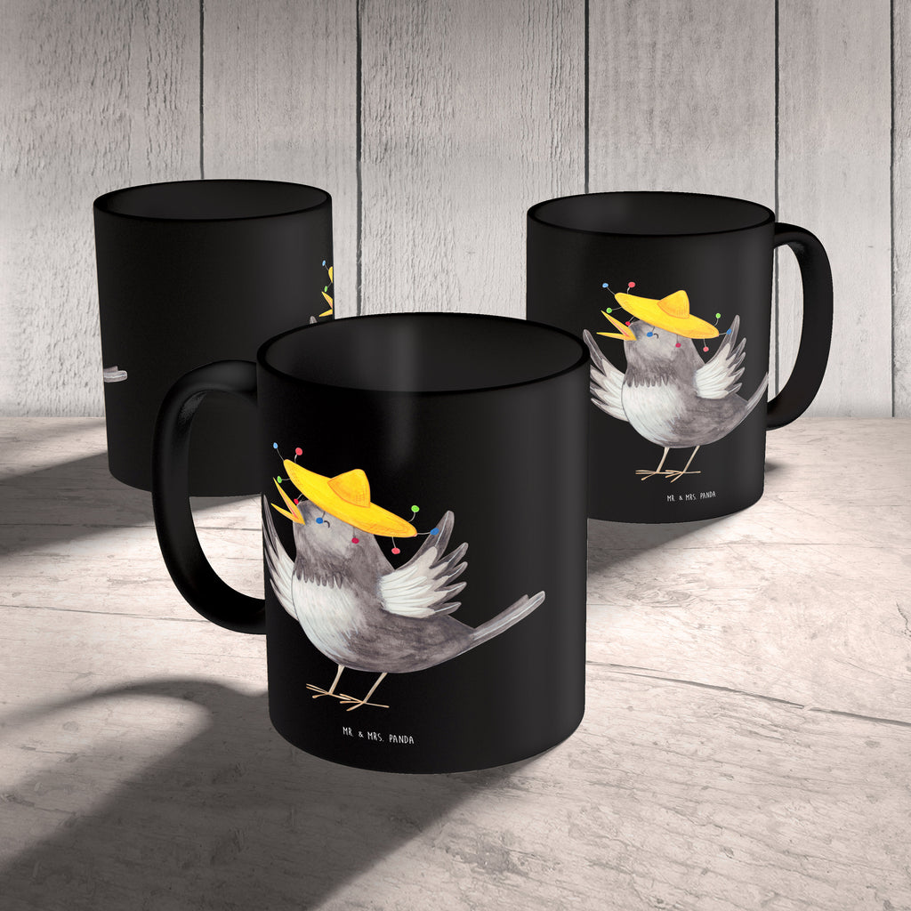 Tasse Rabe mit Sombrero