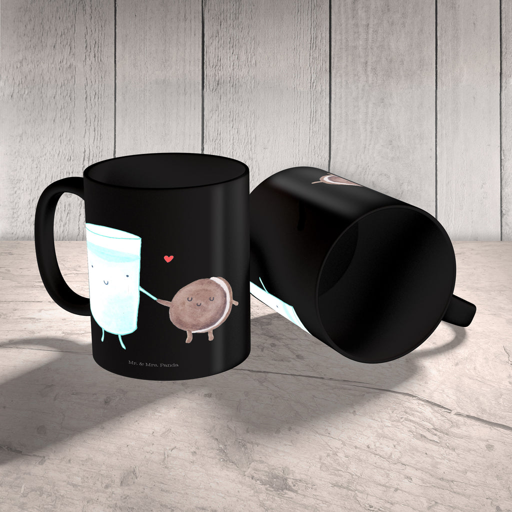 Tasse Milch & Keks Milk, Cookie, Milch, Keks, Kekse, Kaffee, Einladung Frühstück, Motiv süß, romantisch, perfektes Paar,  Becher, Kaffeetasse, Kaffeebecher, Tee, Frühstück, Büro  süße Tiermotive, gute Laune, lustige Sprüche, Tiere