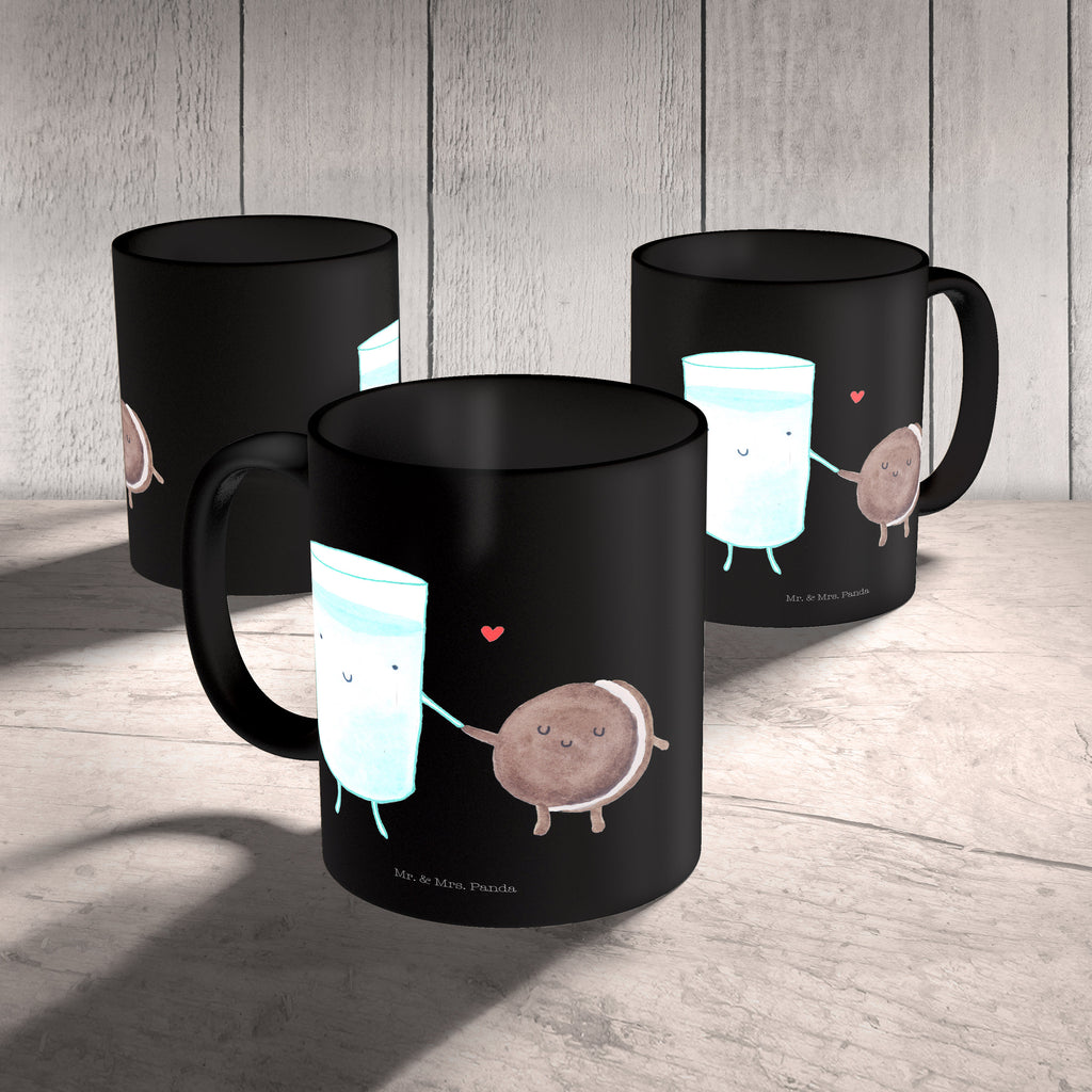 Tasse Milch & Keks Milk, Cookie, Milch, Keks, Kekse, Kaffee, Einladung Frühstück, Motiv süß, romantisch, perfektes Paar,  Becher, Kaffeetasse, Kaffeebecher, Tee, Frühstück, Büro  süße Tiermotive, gute Laune, lustige Sprüche, Tiere