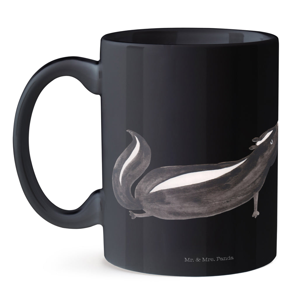 Tasse Stinktier Yoga Stinktier, Skunk, Wildtier, Raubtier, Stinker, Stinki, Yoga, Namaste, Lebe, Liebe, Lache Becher, Kaffeetasse, Kaffeebecher, Tee, Frühstück, Büro  Stinktier, Skunk