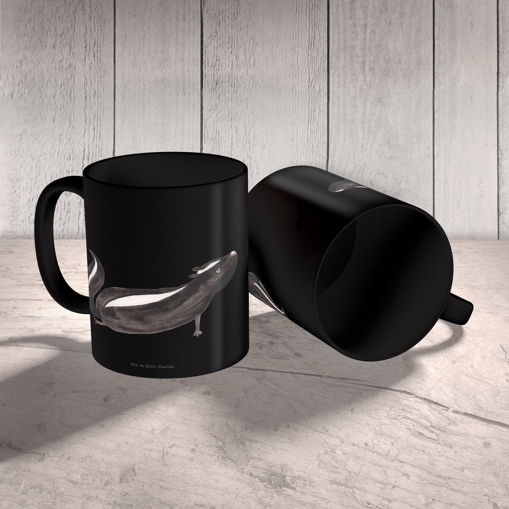 Tasse Stinktier Yoga Stinktier, Skunk, Wildtier, Raubtier, Stinker, Stinki, Yoga, Namaste, Lebe, Liebe, Lache Becher, Kaffeetasse, Kaffeebecher, Tee, Frühstück, Büro  Stinktier, Skunk