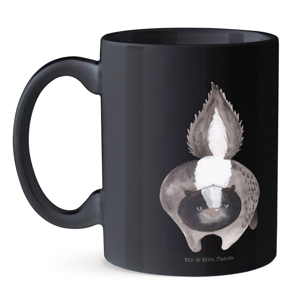 Tasse Stinktier Angriff Stinktier, Skunk, Wildtier, Raubtier, Stinker, Stinki, wütend, Drohung Becher, Kaffeetasse, Kaffeebecher, Tee, Frühstück, Büro  Stinktier, Skunk