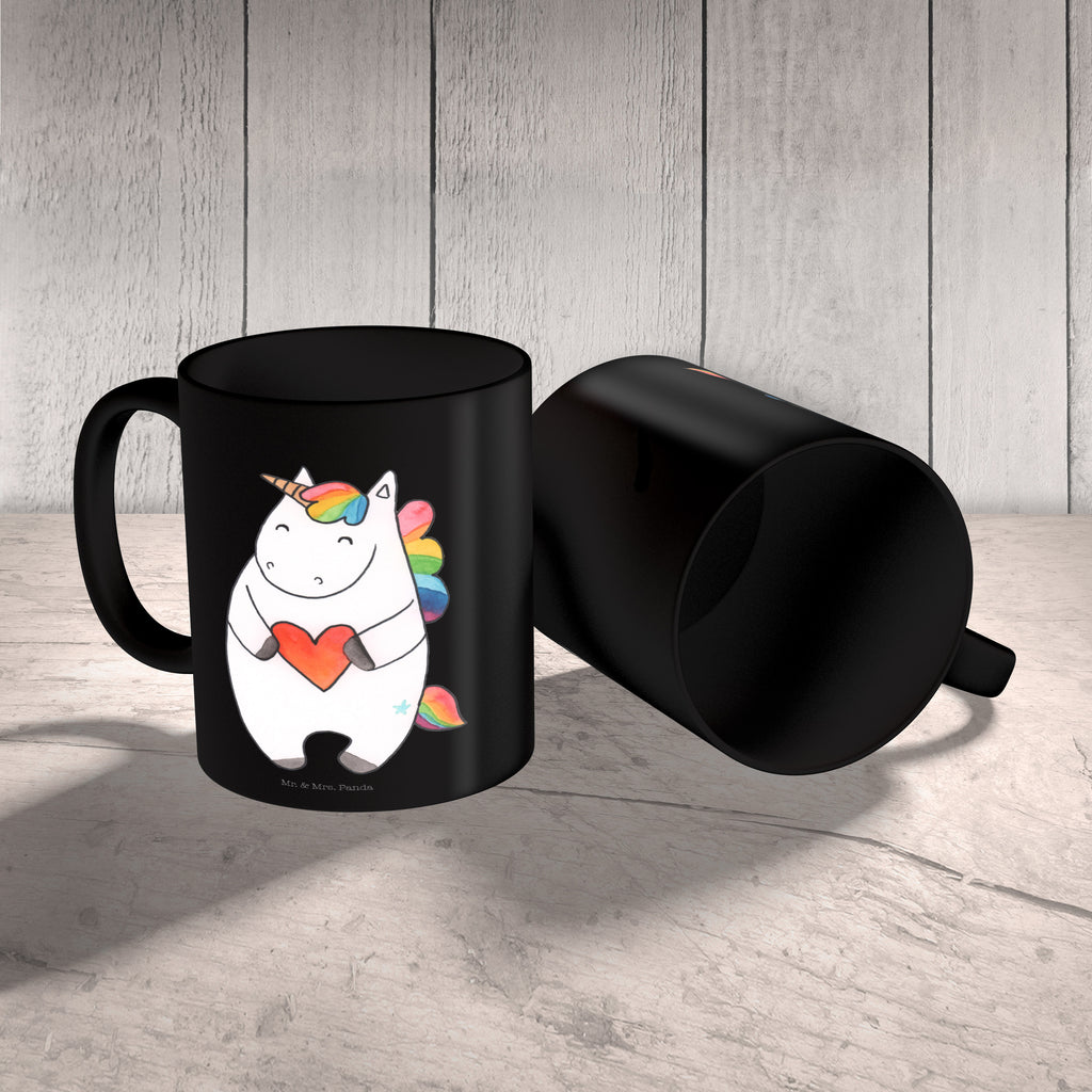 Tasse Einhorn Herz Einhorn, Herz, Einhörner, Unicorn, schlimm, böse, witzig, lustig, Freundin, anders, bunt Becher, Kaffeetasse, Kaffeebecher, Tee, Frühstück, Büro  Einhorn, Einhörner, Einhorn Deko, Pegasus, Unicorn