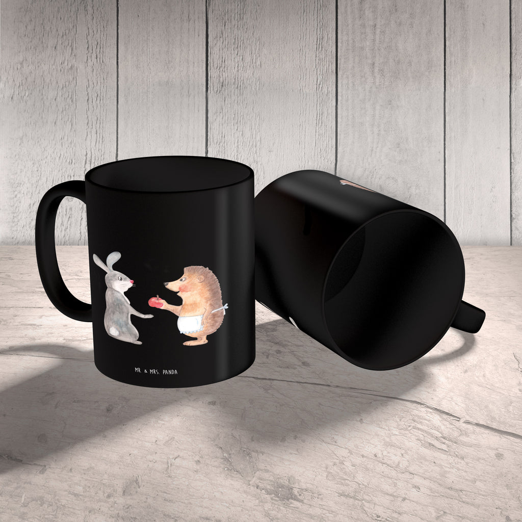 Tasse Liebe ist nie ohne Schmerz Igel und Hase, Igel, Hase, Liebe Spruch, Liebeskummer Geschenk, Herzschmerz, Trösten, Trennungsschmerz, Spruch romantisch Becher, Kaffeetasse, Kaffeebecher, Tee, Frühstück, Büro  süße Tiermotive, gute Laune, lustige Sprüche, Tiere