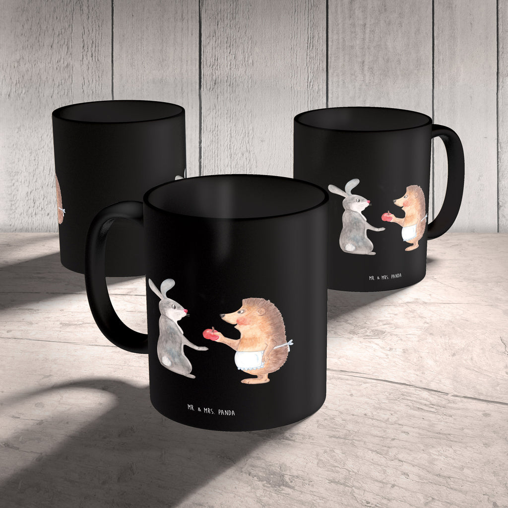 Tasse Liebe ist nie ohne Schmerz Igel und Hase, Igel, Hase, Liebe Spruch, Liebeskummer Geschenk, Herzschmerz, Trösten, Trennungsschmerz, Spruch romantisch Becher, Kaffeetasse, Kaffeebecher, Tee, Frühstück, Büro  süße Tiermotive, gute Laune, lustige Sprüche, Tiere