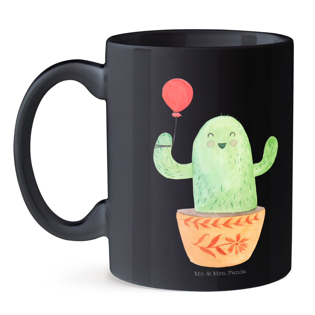 Tasse Kaktus Luftballon Kaktus, Kakteen, Luftballon, Neustart, Freude, Büro, Stress, Büroalltag, Freundin, Freund, Ausbildung, Prüfung, Becher, Kaffeetasse, Kaffeebecher, Tee, Frühstück, Büro  Kaktus, Kakteen